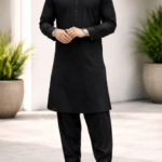 Premium Black Kurta Shalwar
