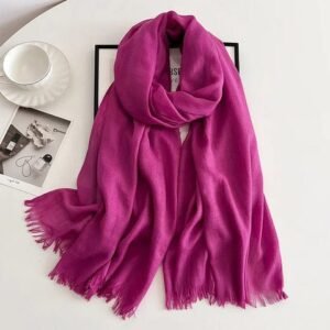 Deep Magenta Hijab Wrap