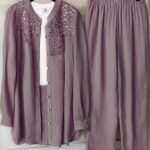 Elegant White Floral Embroidered Loose Fit Top