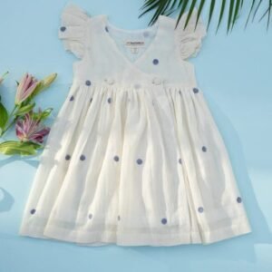 Elegant Polka Dot Baby Girl Dress