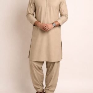 Classic Beige Men's Shalwar Kameez