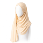 Warm Beige Chiffon Hijab