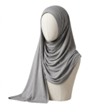 Dove Grey Chiffon Hijab