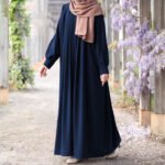 Royal Navy Pleated Abaya
