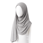 Light Grey Chiffon Hijab