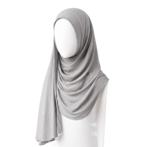 Midnight Black Chiffon Hijab