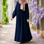 Royal Navy Pleated Abaya